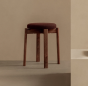 Passage Stool - Walnut/Audo Boucle 06