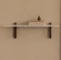Corbel Shelf Large - White Marble Carrara