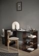 Edre Desk - Dark Stained Pine