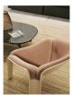 F300 Lounge Chair - Pastel Green Base / Upholstery Belsuede 132