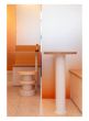 Bit Stool Stack White - Orange