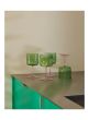 Tint Wine Glass - Set of 2 - Green and pink