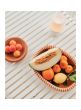 Barro Oval Dish-Large-Natural with stripes