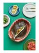 Barro Oval Dish-Large-Natural with stripes
