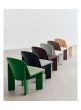 Chisel Lounge Chair - Green/Upholstery (Canvas-926)