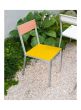 Alu Outdoor Chair - Yellow Pink