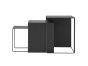 The Carrie Cluster Tables - Black, Set of 3