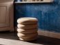 Pouf Round - Upholstery (Grain - 60322)