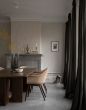Harbour Dining Chair - Dark Stained Oak Base/Upholstery Boucle 02