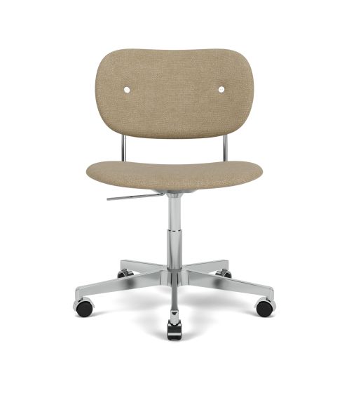 Co Task Chair Fully Upholstered - Aluminium Base/Audo Boucle 02