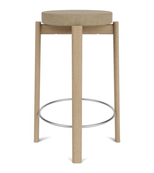 Passage Counter Stool - Natural Oak/Audo Boucle 02