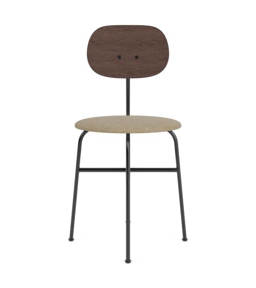 Afteroom Dining Chair Plus - Dark Stained Oak/Audo Boucle 02