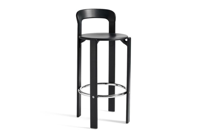 Rey Bar Stool - Deep black