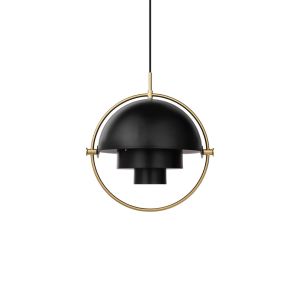 Multi-Lite Pendant - Brass/Soft Black Semi Matt