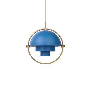 Multi-Lite Pendant - Brass/Nordic Blue Matt