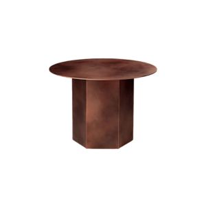 Epic Coffee Table - Round, Ø60, Steel -  Earthy Red