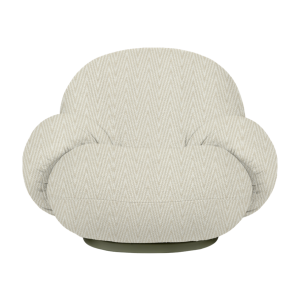 Pacha Outdoor Lounge Chair with armrest - Swivel - Chevron 002