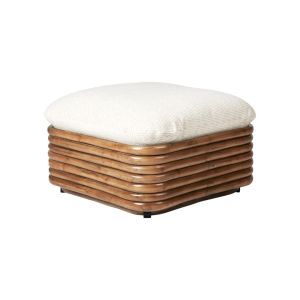 Bohemian 72 Ottoman - Chevron Outdoor FR, Dedar (002, Standard)