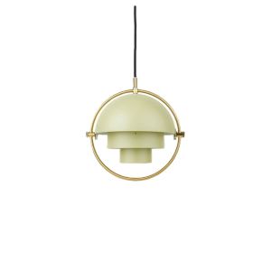 Multi-Lite Pendant - Small - Brass/Desert Sage Semi Matt
