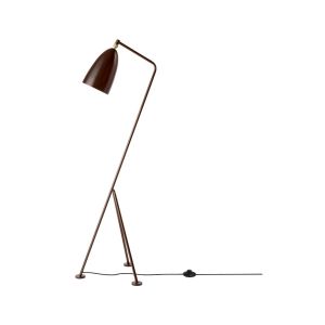 Gräshoppa Floor Lamp - Walnut Brown Glossy