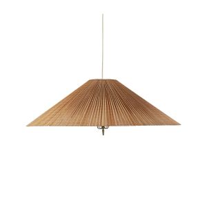 1972 Pendant Lamp Ø90  - Brass/Bamboo