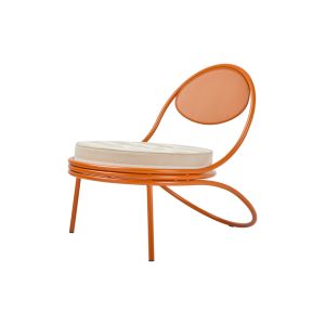Copacabana Outdoor Lounge Chair - Seat Upholstered Leslie Stripe, Limonta (040, Standard)