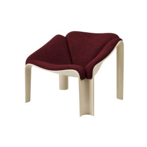 F300 Lounge Chair - Pastel Green Base, Upholstery Belsuede 025