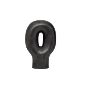 Decorative object Orobie - Ceramic Black