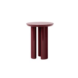 Tung Side Table JA3 Ø38 H48 - Burgundy Red