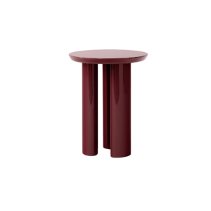 Tung Side Table JA3 Ø38 H48 - Burgundy Red