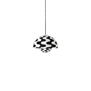 Flowerpot Pendant VP7 Ø37 Cm - Black & White Pattern