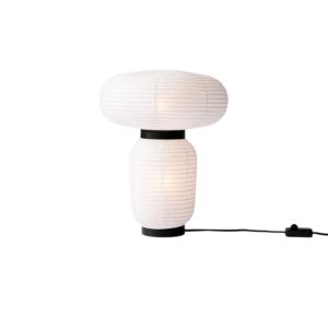 Formakami Table Lamp JH18 - Ivory White & Black Stained Oak
