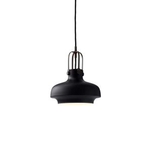 Copenhagen Pendant SC6 Ø20 Cm - Matt Black & Bronzed Brass