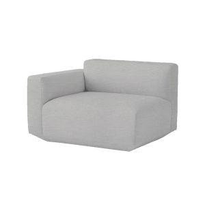Develius Sofa EV1A Left Armrest Felt Gliders - Upholstery (Clay 0003)