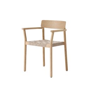 Betty TK9 Dining Chair -  Oak w. Natural Linen