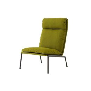 Muno Lounge Chair LN16 High Back Warm Black/Vidar 0956 - Green
