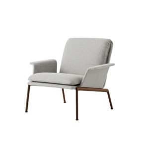 Muno Lounge Chair LN19 With Arms - Warm Black Legs / Upholstery Cifrado 0221