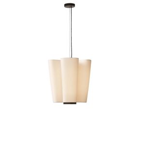 Bella Chandelier SC114 Ø47 - Bronzed & Soft Canvas