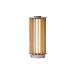 Numbra Portable Lamp TY3 - Lacquered oak & Tumbled aluminium