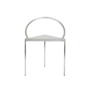 Triangolo Dining Chair - Stainless Steel