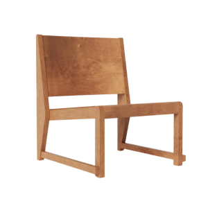 Easy Chair 01 - Warm Brown Birch