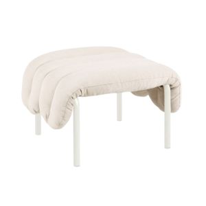 Puffy Ottoman - Natural/Cream PC