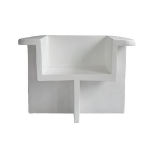 Brutus Lounge Chair - Bone White