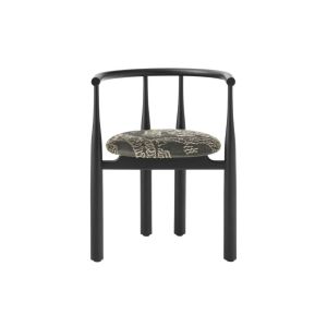 Bukowski Chair - Black w. Dedar Tiger Mountain 003