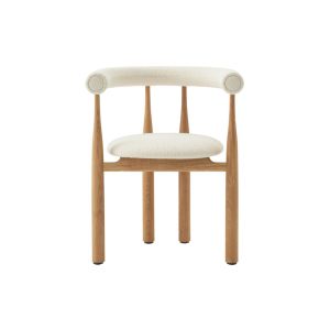 Bukowski Dining Chair - Oak Legs / Full Upholstery Barnum 24 Lana