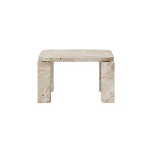 Atlas Coffee Table 60 x 60 CM - Unfilled Travertine