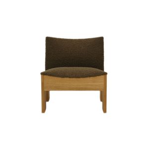 Tenon Lounge Chair - Natural Oak Legs / Upholstery Drake 004 Mocha