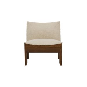 Tenon Lounge Chair - Fumed Oak Legs / Upholstery Drake 002 Spacedust