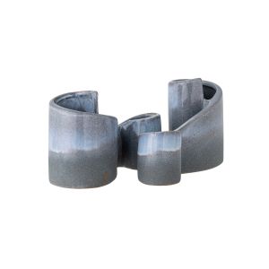 Meliad Bookend – دعامة كتب ميلياد، أزرق، فخار حجري