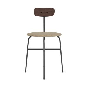 Afteroom Dining Chair Seat Upholstered - Dark Stained Oak/Audo Boucle 02
